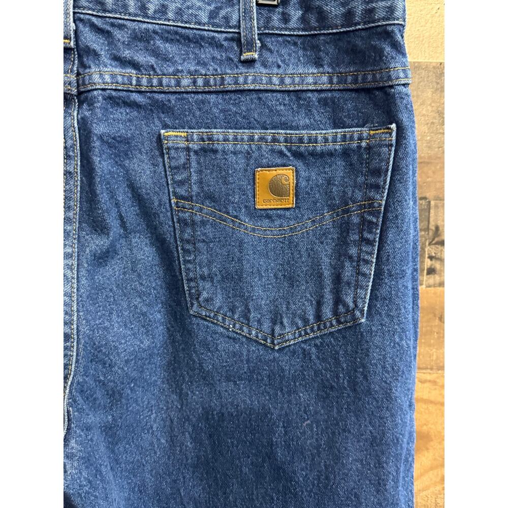 NWT Carhartt B160 DST Relaxed Fit Straight Leg Denim Work Jeans - 38x30 - Picture 4 of 6
